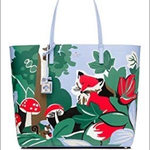 Kate Spade Blaze A Trail Fox Forest Len Tote